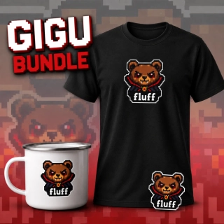 GIGU bundle (plecháček + tričko)